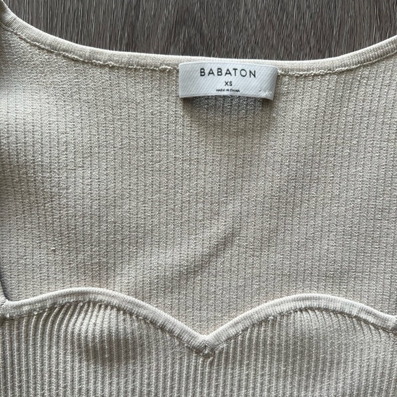 Babaton SCULPT KNIT SWEETHEART LONGSLEEVE - Picture 4 of 6